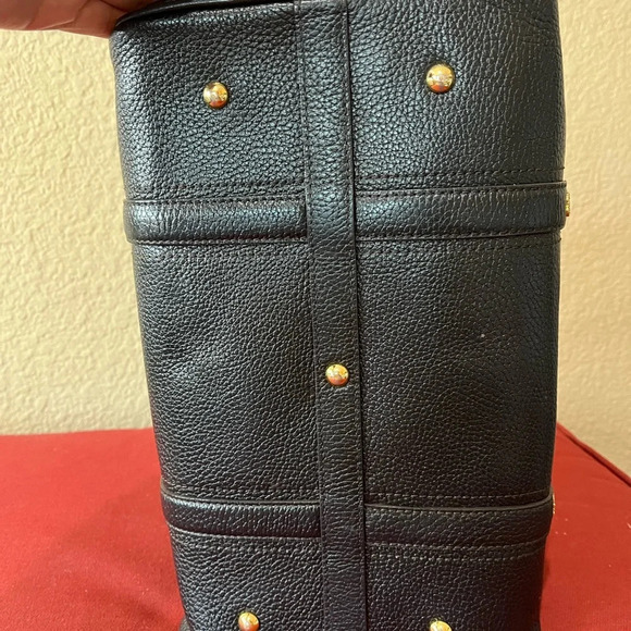 MCM BLACK LEATHER HANDBAG - Picture 7 of 13